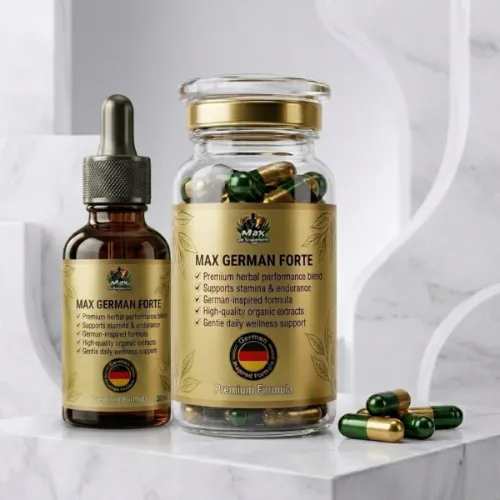 MAX GERMAN – Combo Pack (Oil + Capsules) - Product Image